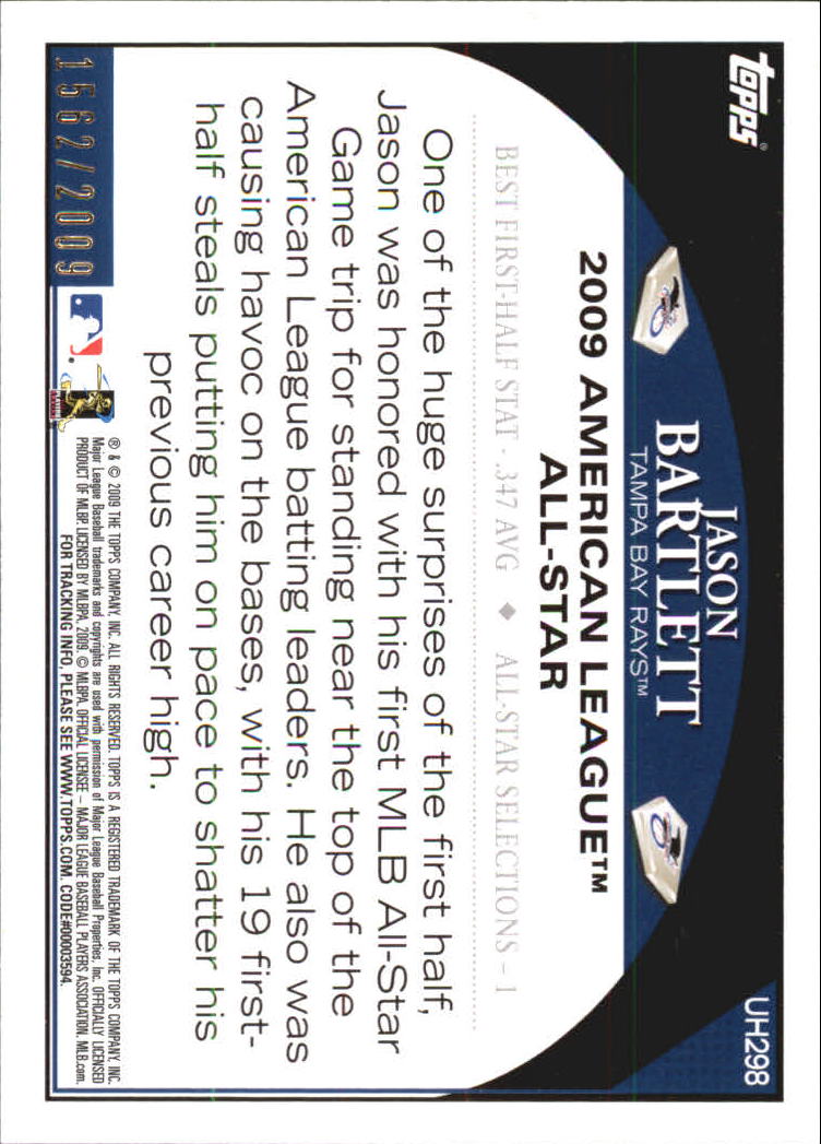 2009 Topps Update Gold Baseball /2009 Singles - You Choose - Picture 70 of 82