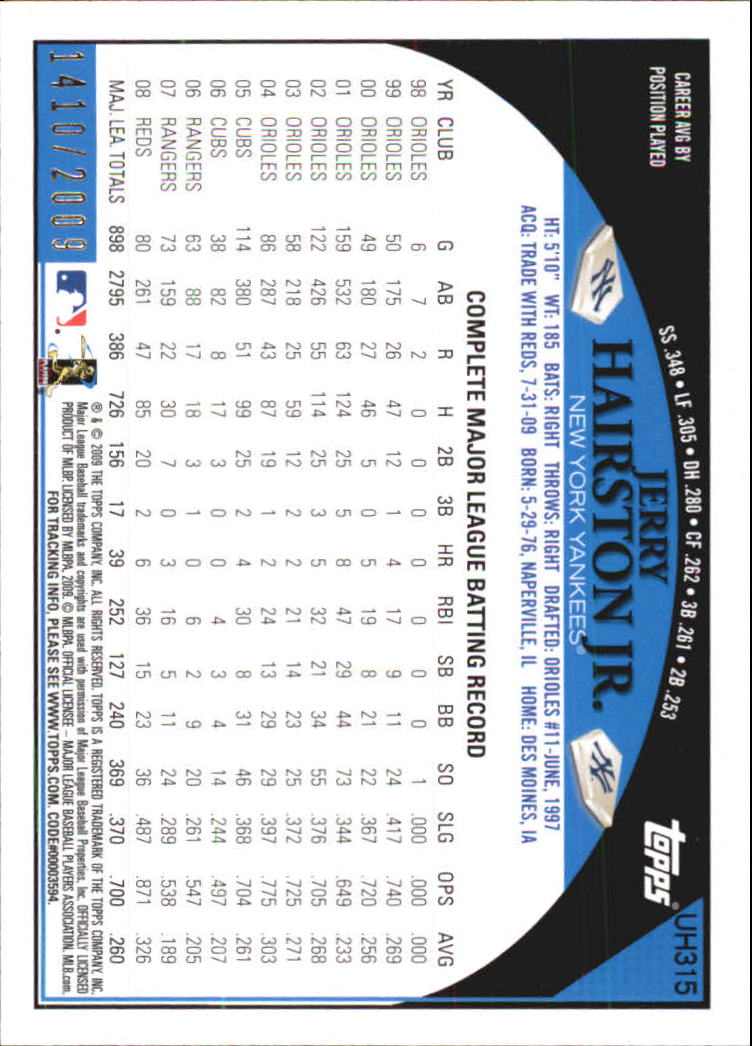 2009 Topps Update Gold Baseball /2009 Singles - You Choose - Picture 74 of 82