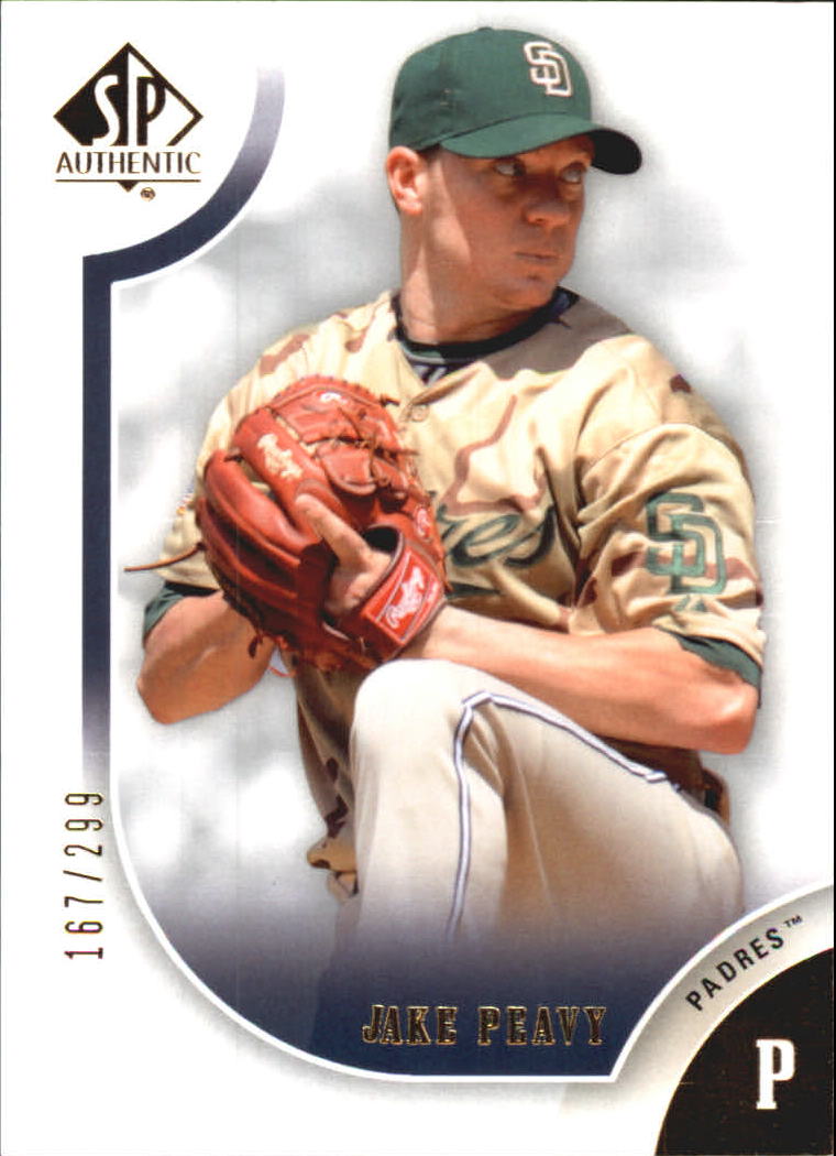 2009 SP Authentic Gold #79 Jake Peavy