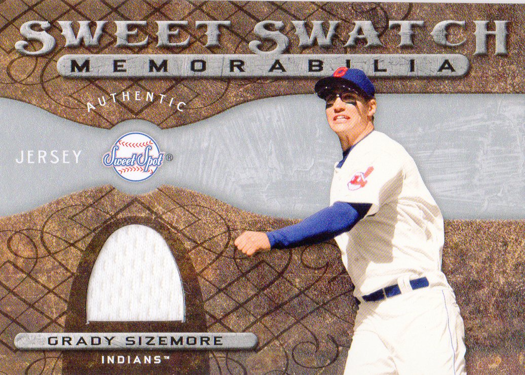 2009 Sweet Spot Swatches #SSGS Grady Sizemore