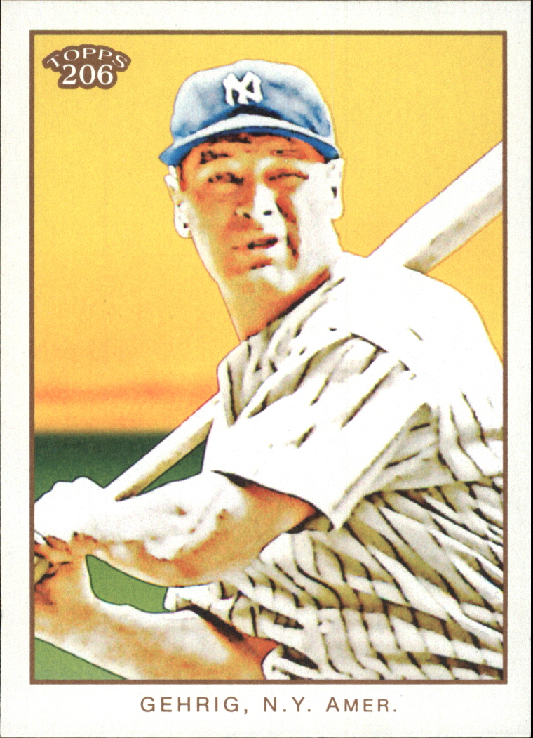 2009 Topps 206 #271a Lou Gehrig