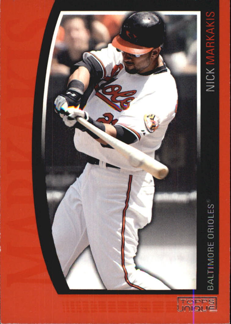 2009 Topps Unique Red #1 Nick Markakis