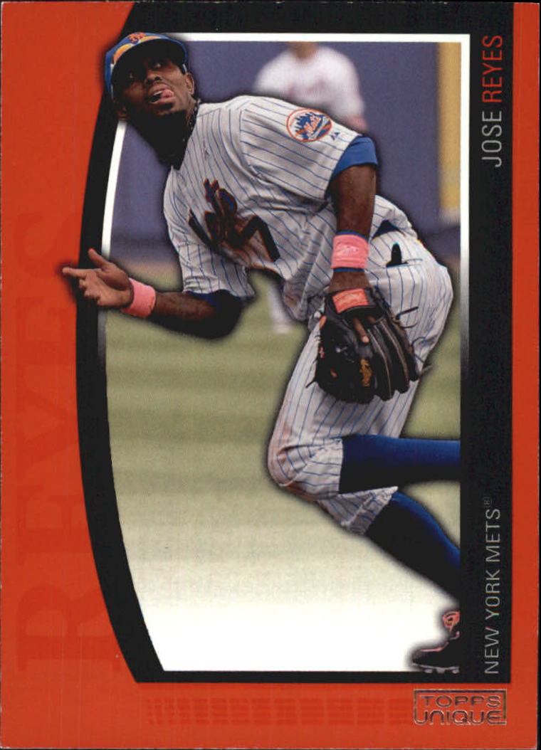 2009 Topps Unique Red #7 Jose Reyes