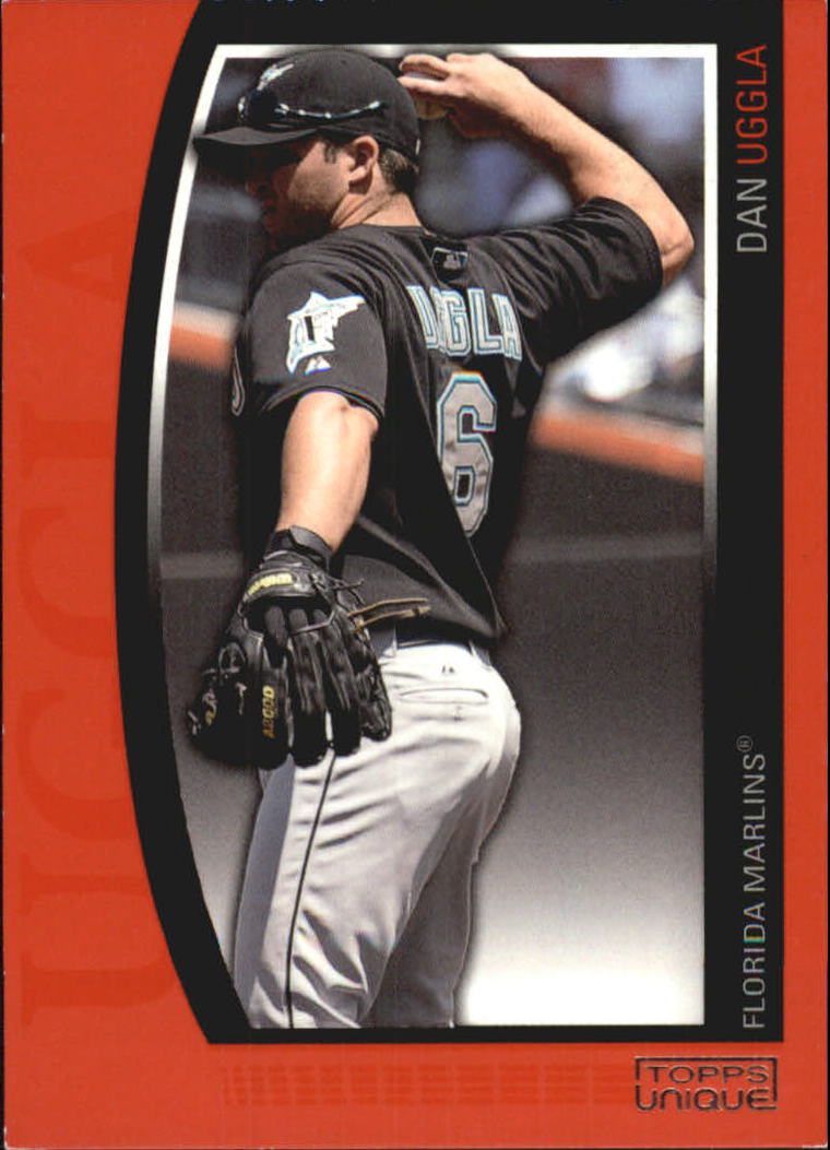 2009 Topps Unique Red #83 Dan Uggla