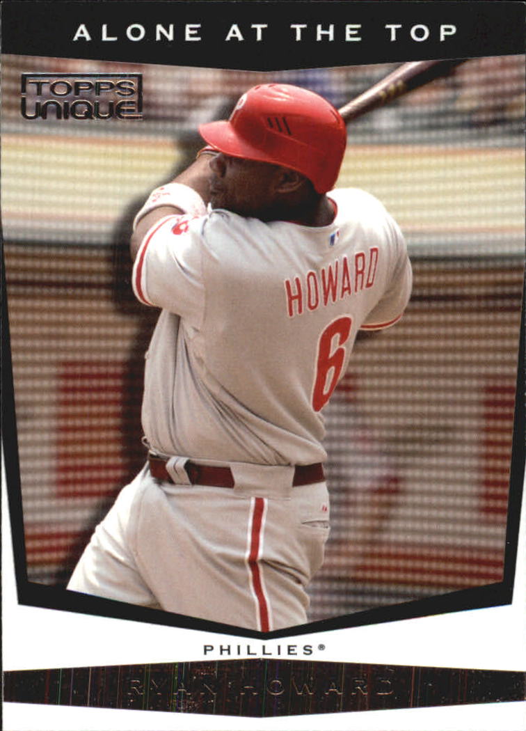 2009 Topps Unique Alone at the Top #AT04 Ryan Howard