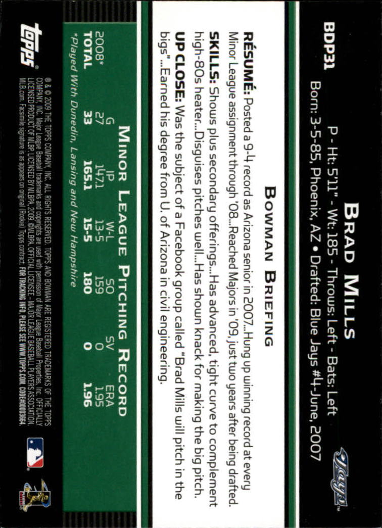 B1541- 2009 Bowman Draft BB Karte #S 1-55 + Einsätze -du Pick- 15 + Gratis US - Bild 139 von 163