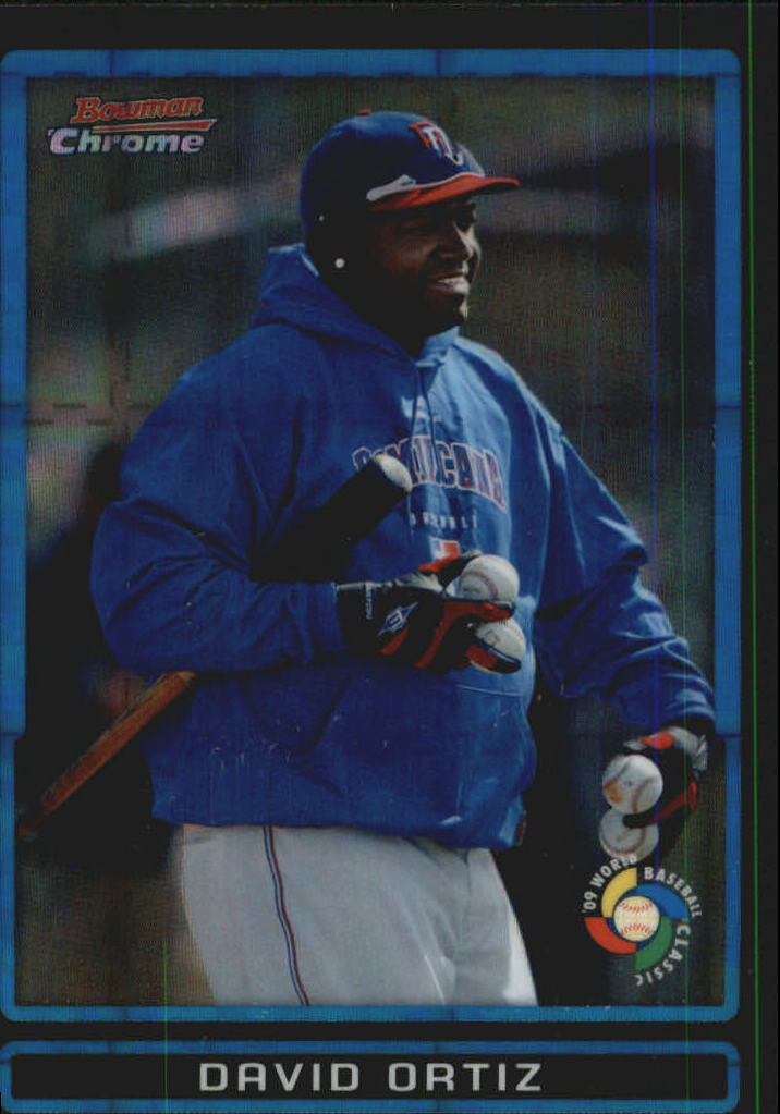 2009 Bowman Chrome Draft WBC Prospects X-Fractors #BDPW9 David Ortiz