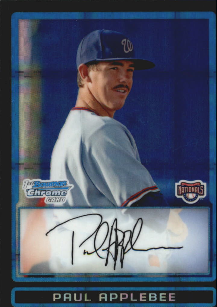 2009 Bowman Chrome Draft Prospects X-Fractors #BDPP38 Paul Applebee