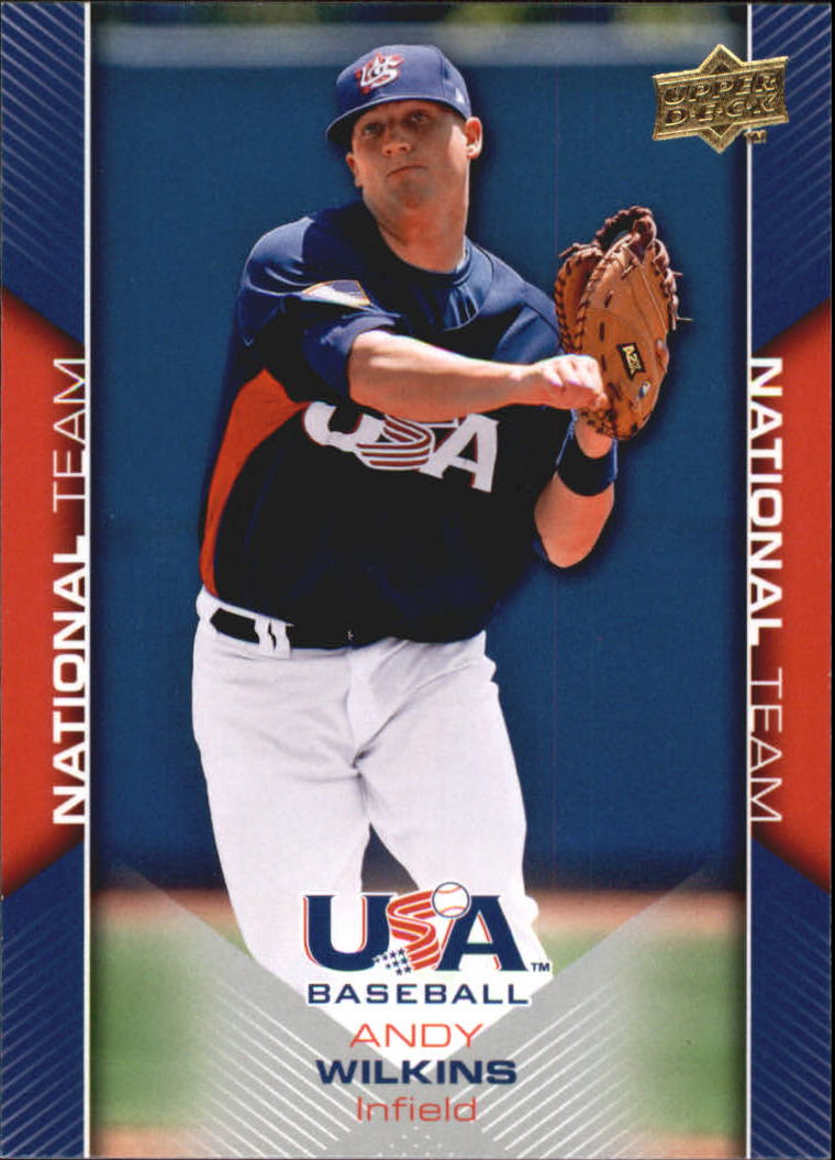 2009-10 USA Baseball #USA21 Andy Wilkins