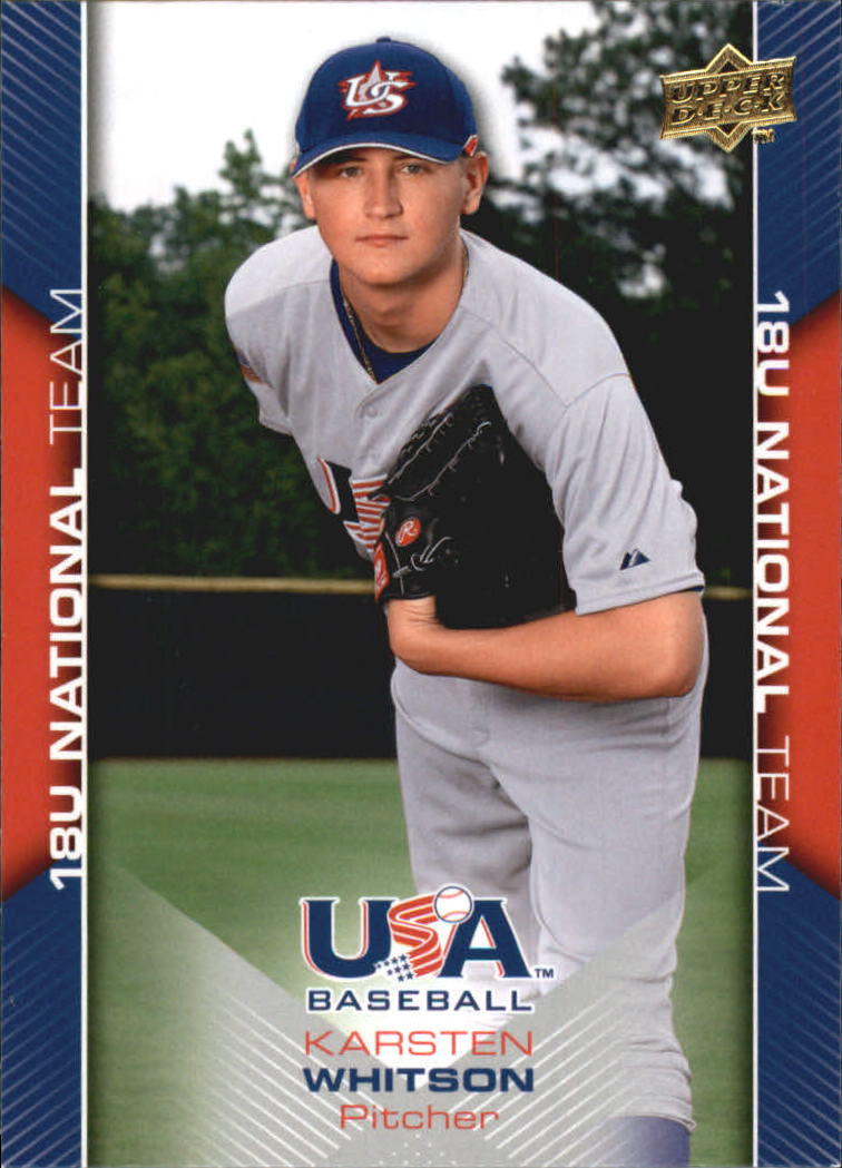 2009-10 USA Baseball #USA41 Karsten Whitson