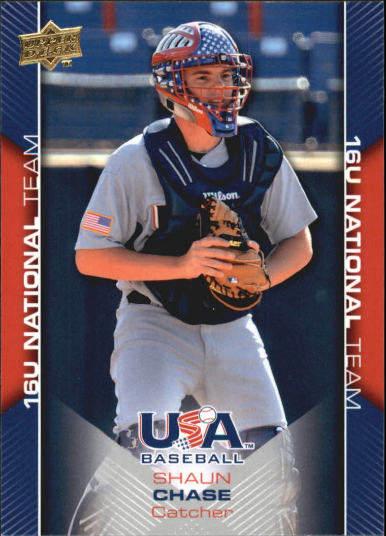 2009-10 USA Baseball #USA44 Shaun Chase