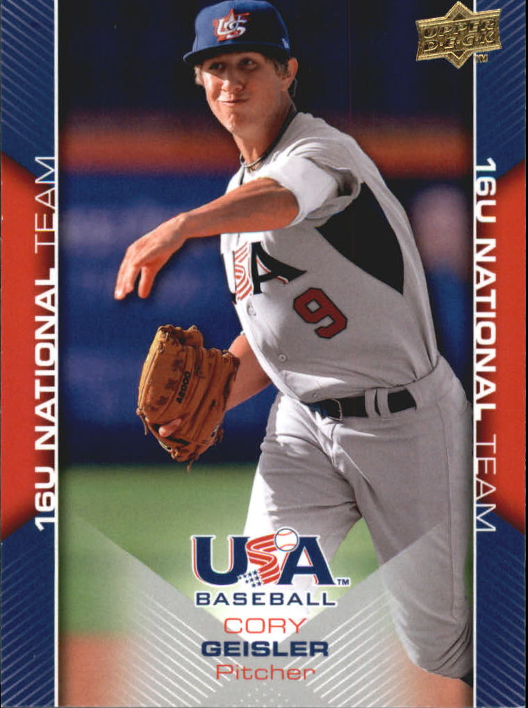 2009-10 USA Baseball #USA48 Cory Geisler