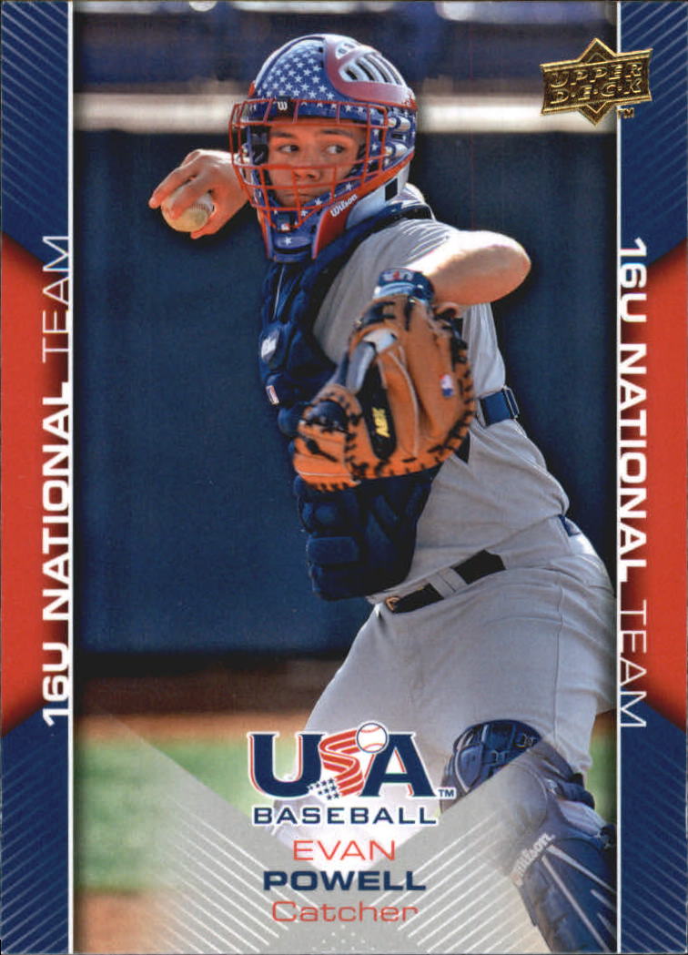 2009-10 USA Baseball #USA57 Evan Powell