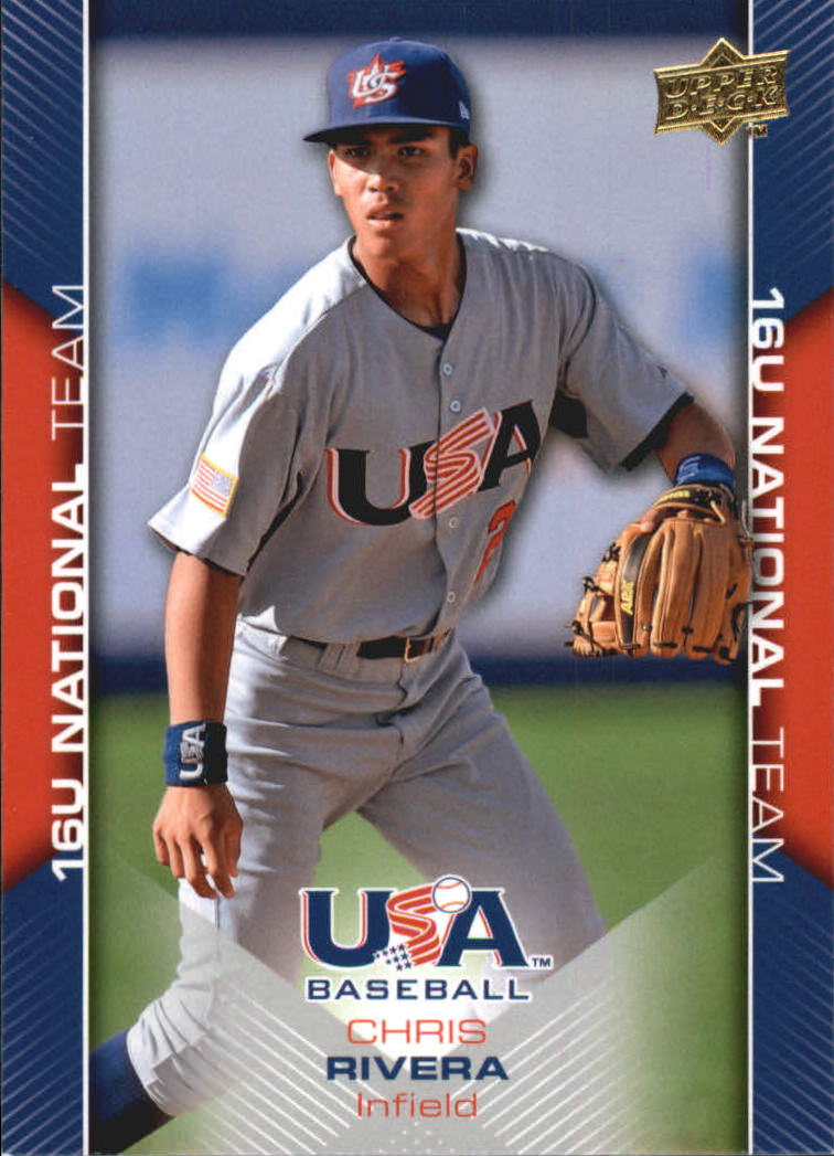 2009-10 USA Baseball #USA58 Christopher Rivera