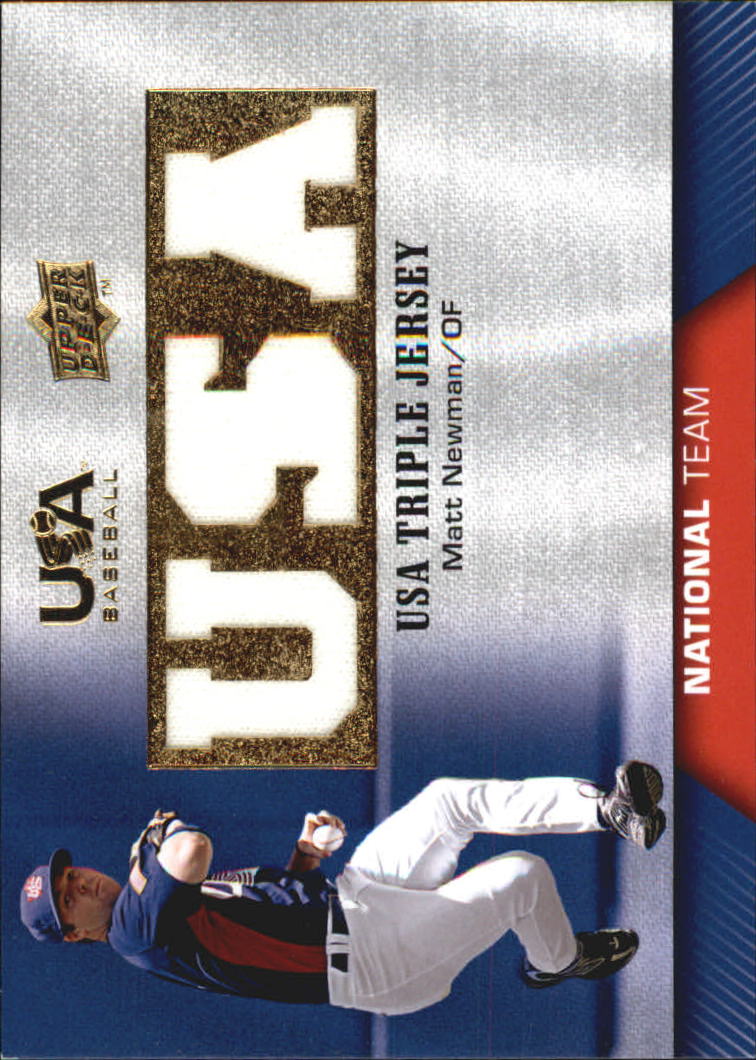 2009-10 USA Baseball National Team Jerseys #MN Matt Newman