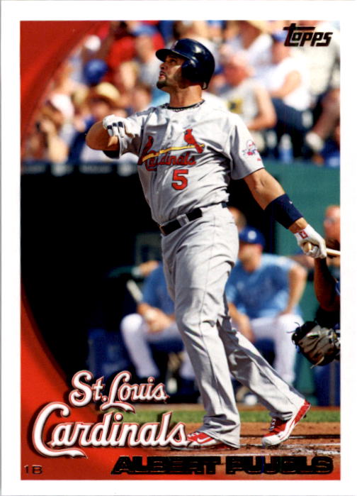 2010 Topps #100A Albert Pujols