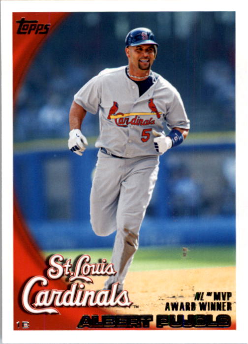 2001 Albert Pujols Topps Stadium Club #5 RC Rookie Card St. Louis Cardinals