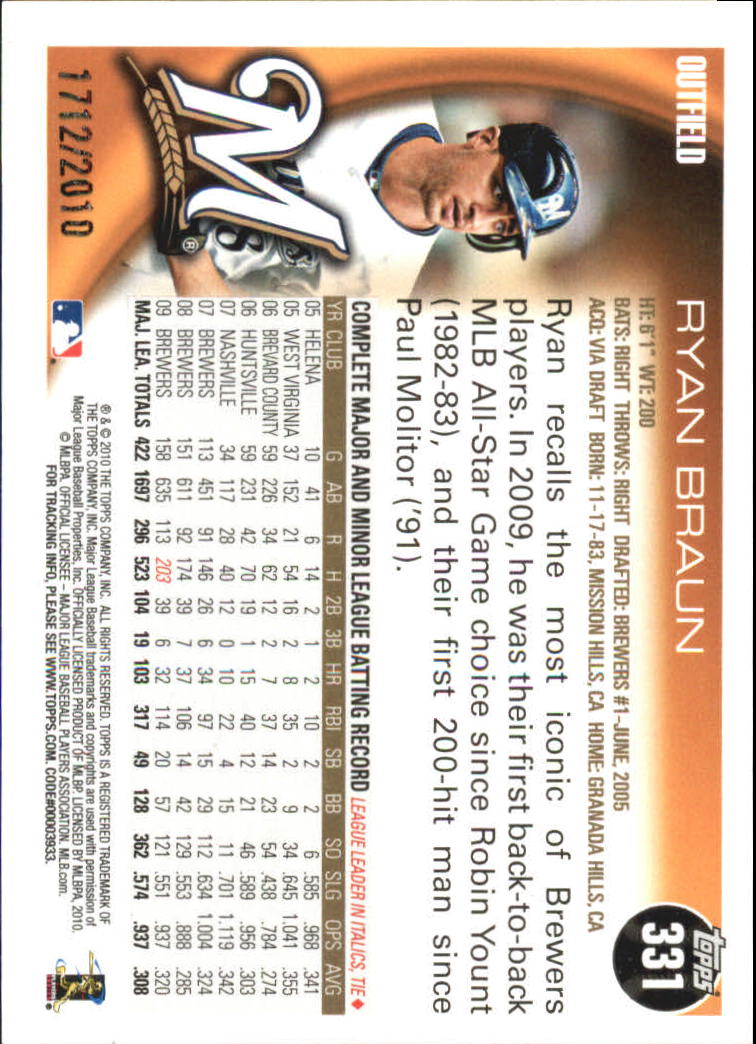 A6550- 2010 Topps Baseball Cards Assorted Inserts1 -You Pick- 15+ FREE US SHIP - Picture 232 of 376