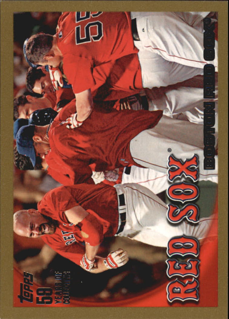 2010 Topps Gold Border #480 Boston Red Sox