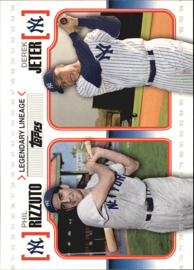 2010 Topps Legendary Lineage #LL39 Phil Rizzuto/Derek Jeter