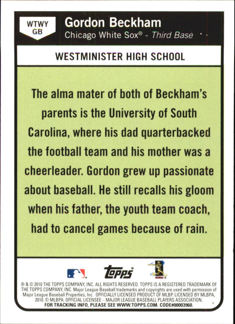 A6550- 2010 Topps Baseball Karten Verschiedene Inserts4 -du Pick- 15 + - Bild 204 von 214
