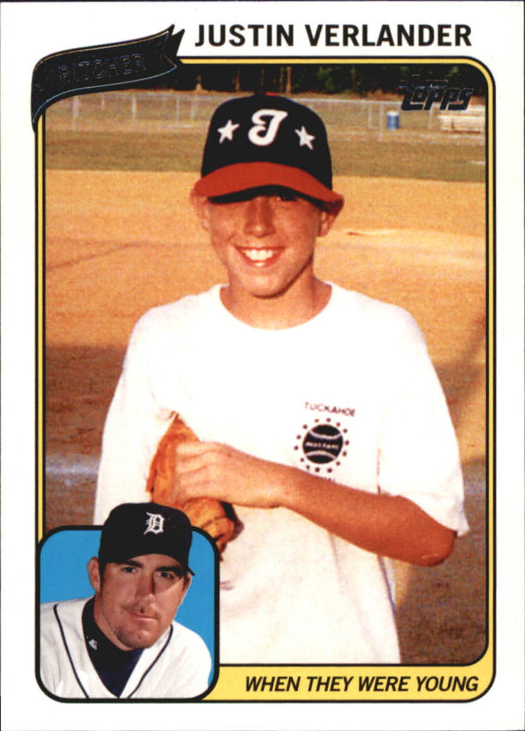 2010 Topps When They Were Young #JV Justin Verlander