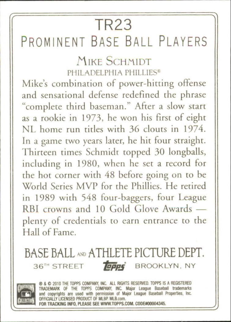 A6550- 2010 Topps Baseball Cards Assorted Inserts2 -You Pick- 15+ FREE US SHIP - Picture 329 of 479