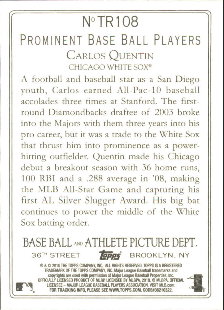 A6550- 2010 Topps Baseball Cards Assorted Inserts2 -You Pick- 15+ FREE US SHIP - Picture 453 of 479