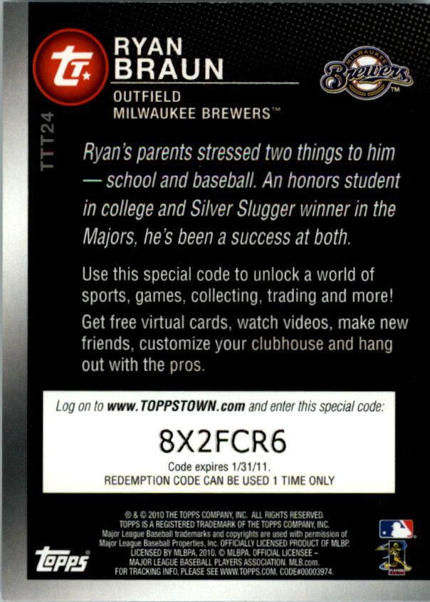 A6550- 2010 Topps Baseball Cards Assorted Inserts2 -You Pick- 15+ FREE US SHIP - Picture 263 of 479