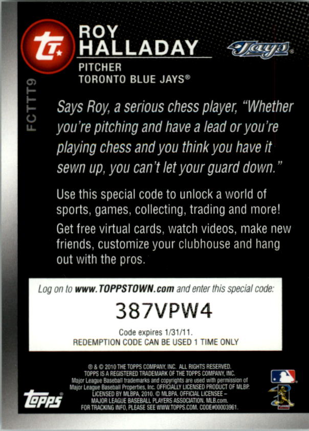 A6550- 2010 Topps Baseball Cards Assorted Inserts2 -You Pick- 15+ FREE US SHIP - Picture 277 of 479