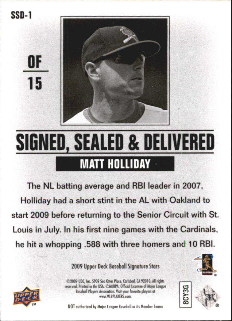 Matt Holliday Card 2006 Topps Black #331
