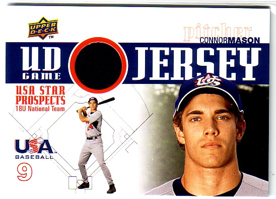 2009 Upper Deck Signature Stars USA Star Prospects Jerseys #11 Connor Mason
