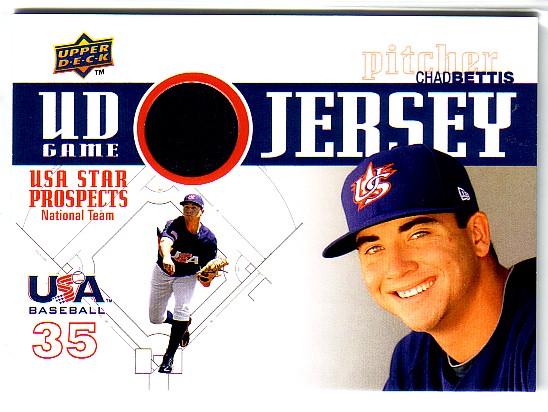 2009 Upper Deck Signature Stars USA Star Prospects Jerseys #22 Chad Bettis