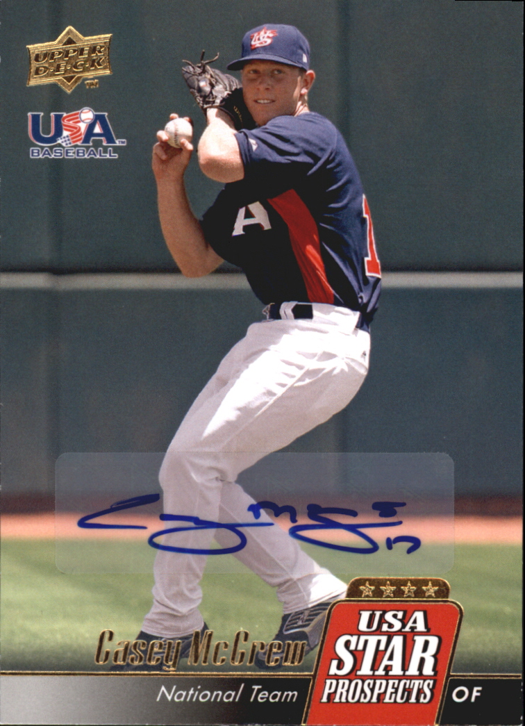 2009 Upper Deck Signature Stars USA Star Prospects Signatures #USA32 Casey McGrew