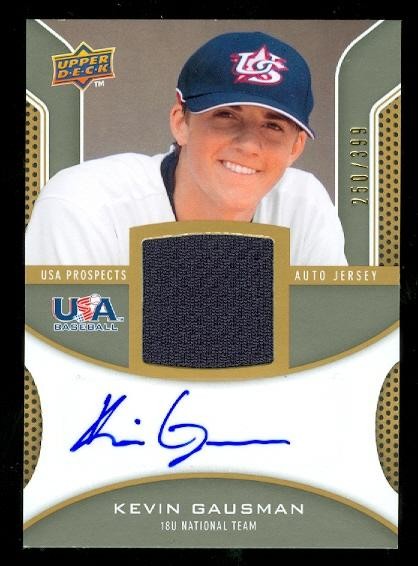 2009 Upper Deck Signature Stars USA Star Prospects Jersey Autographs #KG Kevin Gausman