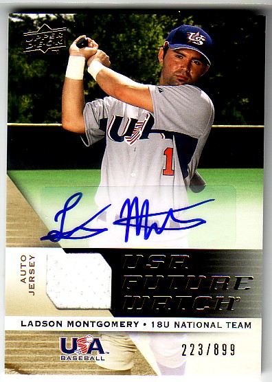 2009 Upper Deck Signature Stars USA National Team Future Watch Jersey Autographs #34 Ladson Montgomery/899