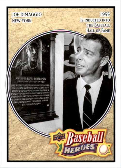 2010 Upper Deck Baseball Heroes #BH8 Joe DiMaggio