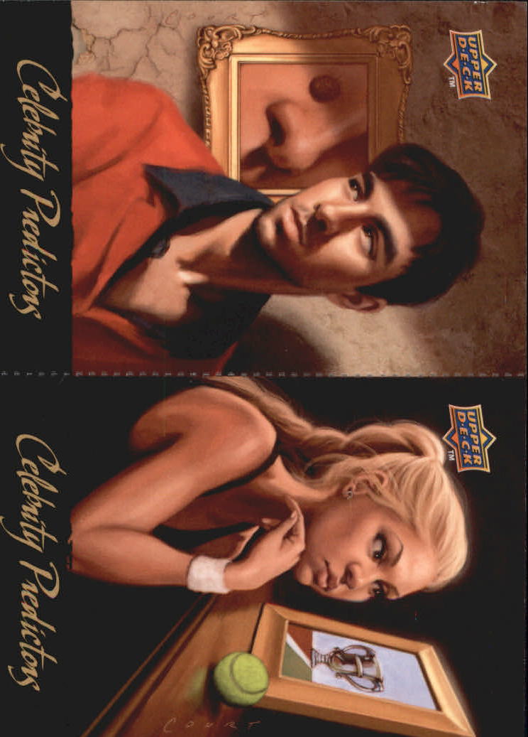 2010 Upper Deck Celebrity Predictors #CP11/CP12 Anna Kournikova/Enrique Iglesias