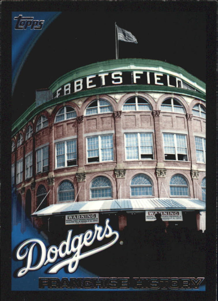 2010 Topps Wal-Mart Black Border #41 Los Angeles Dodgers