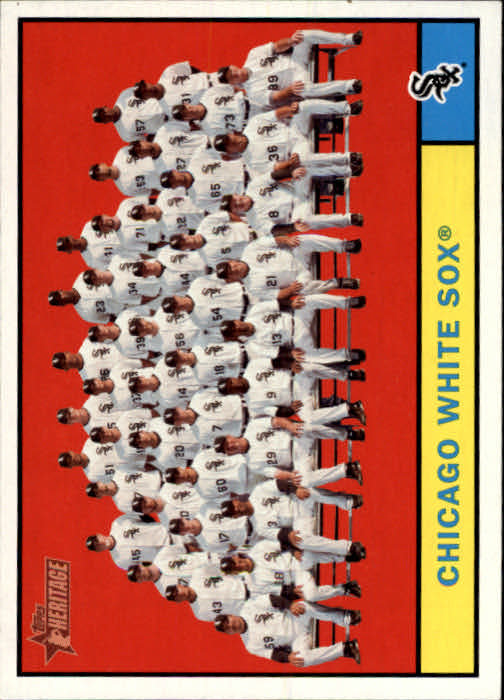 2010 Topps Heritage #7 Chicago White Sox