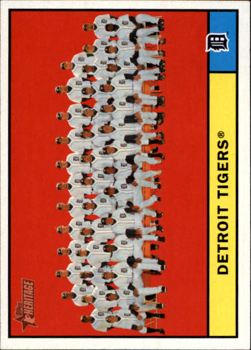 2010 Topps Heritage #51 Detroit Tigers