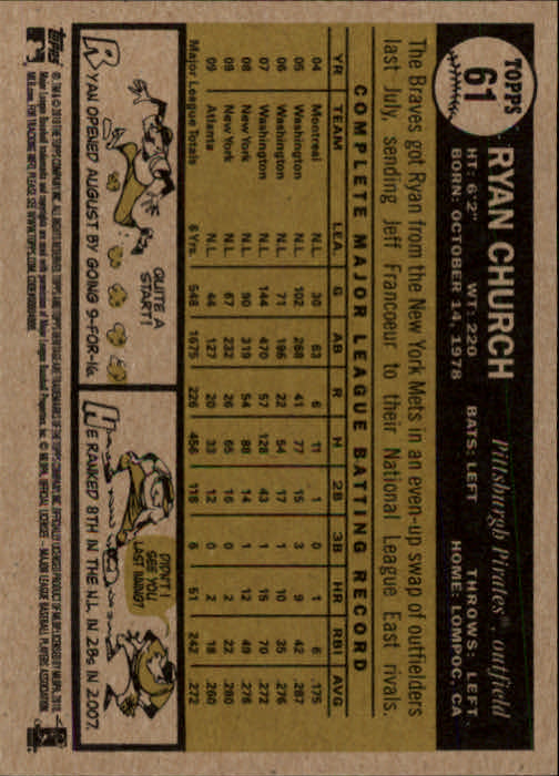 2010 Topps Heritage Baseball Card Pick (Base)