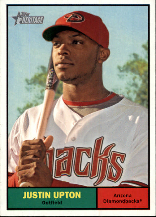 2010 Topps Heritage #82a Justin Upton