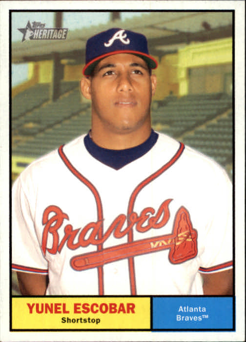 2010 Topps Heritage #164 Yunel Escobar