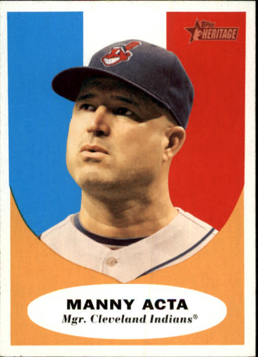 2010 Topps Heritage #222 Manny Acta MG