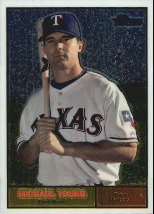 2010 Topps Heritage Chrome #C129 Michael Young