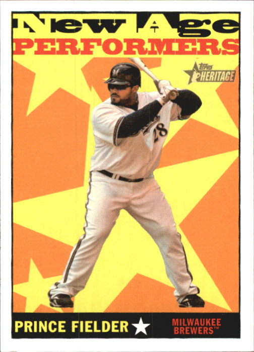 2010 Topps Heritage New Age Performers #NA15 Prince Fielder