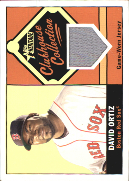 2010 Topps Heritage Clubhouse Collection Relics #DO David Ortiz