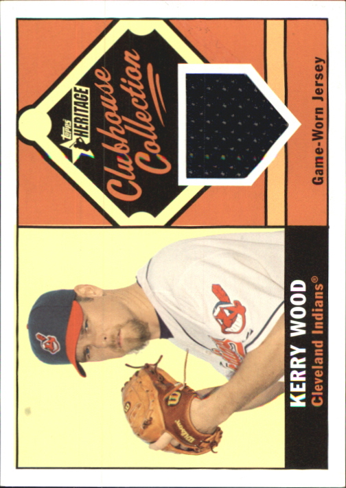 2010 Topps Heritage Clubhouse Collection Relics #KW Kerry Wood