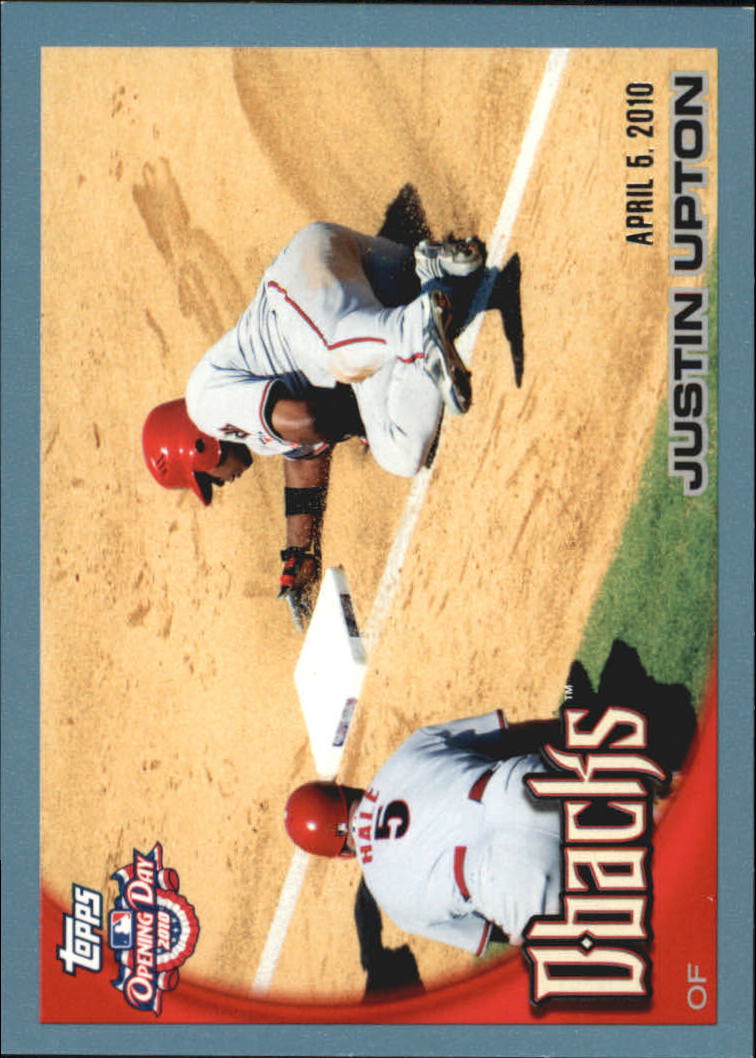 2010 Topps Opening Day Blue #67 Justin Upton